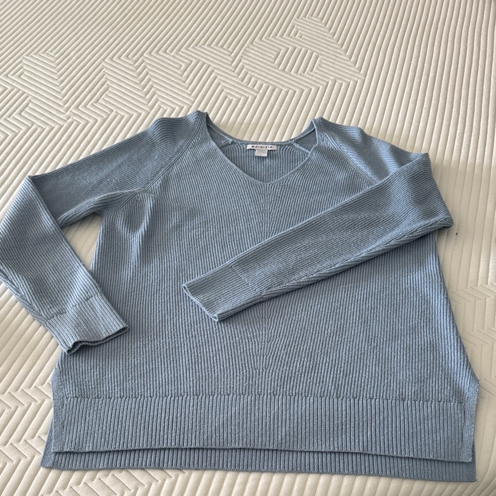 Athleta Hanover Sweater in Light Blue